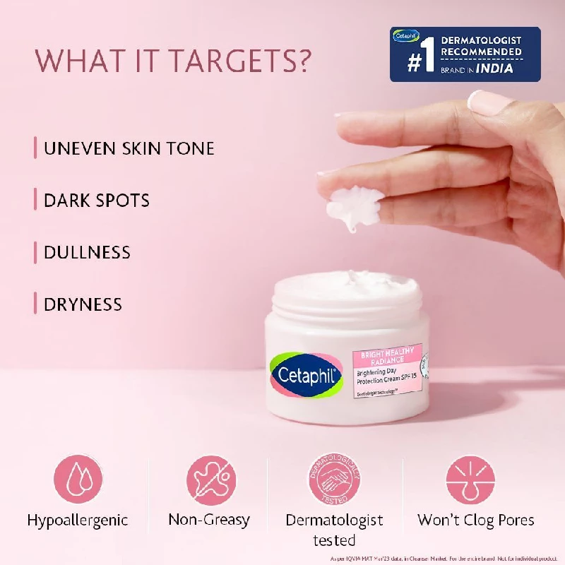 Cetaphil Brightening Day Cream with Niacinamide reduces Dark spots, 50 g-5.webp